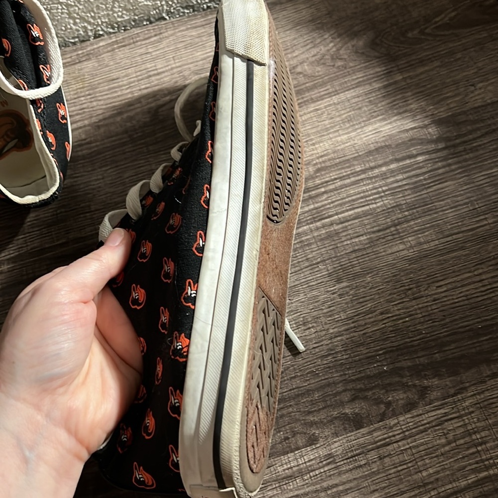 Row one Baltimore Orioles black canvas shoe - Picture 3 of 6
